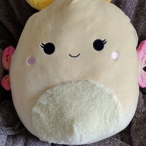 Squishmallows 16" Miry The Yellow Moth W/Pink Wings Plush New